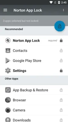 Norton App Lock android App screenshot 3